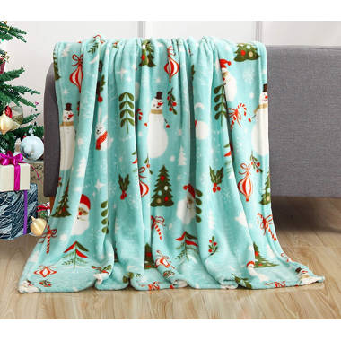 Holiday discount fleece blankets